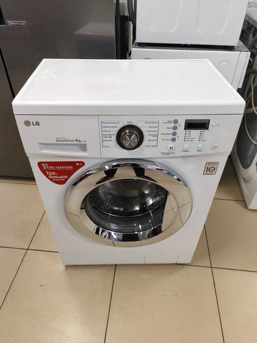 Пральна стиральная машина LG F2V3HS4W Inverter Direct Drive 7 кг ThinQ