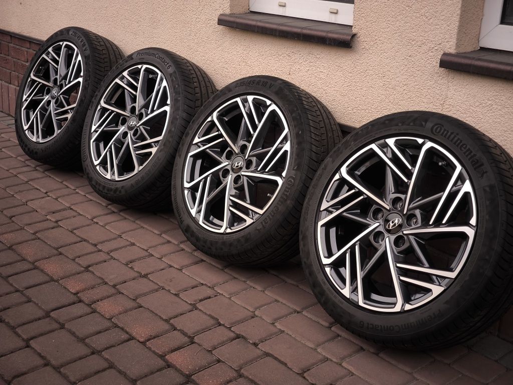 →Felgi+opony Hyundai Tucson 18x7,5 ET52 5x114,3 Continental idealne