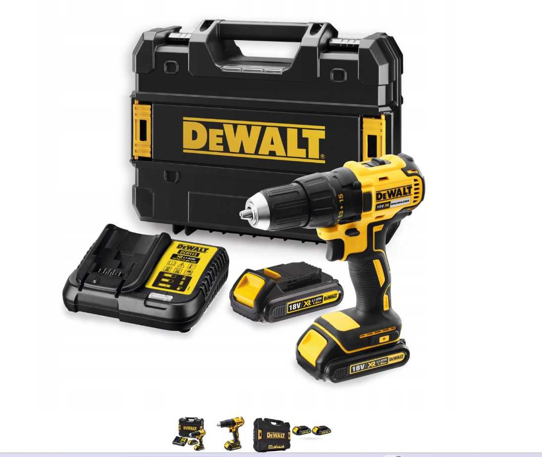 Wkrętarka DeWalt zasilanie akumulatorowe 18 V DCD777S2T QW