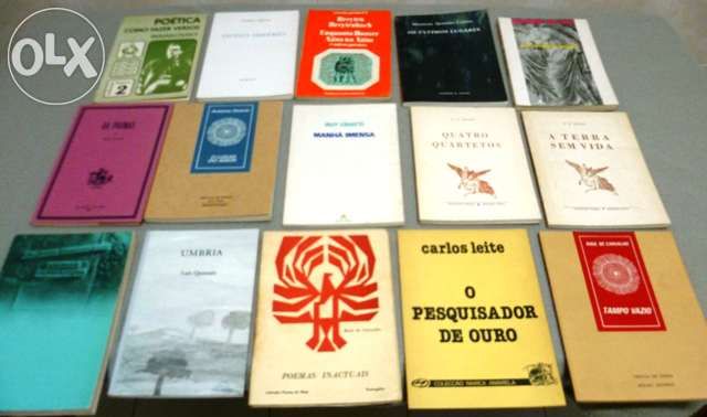 Poesia Portuguesa - Vários livros em 1ª edição NOVIDADES