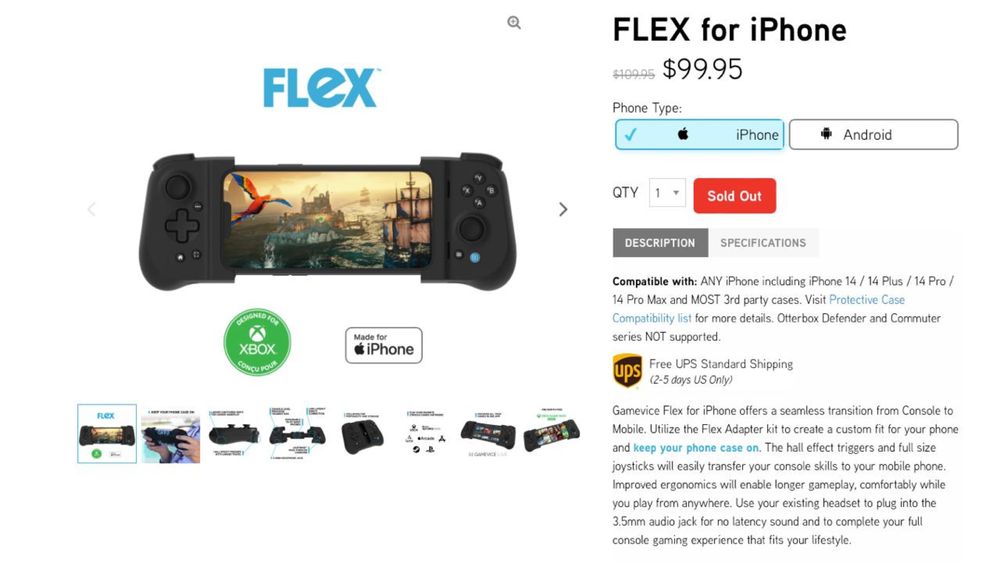 Game Flex - controlo de video game para celular