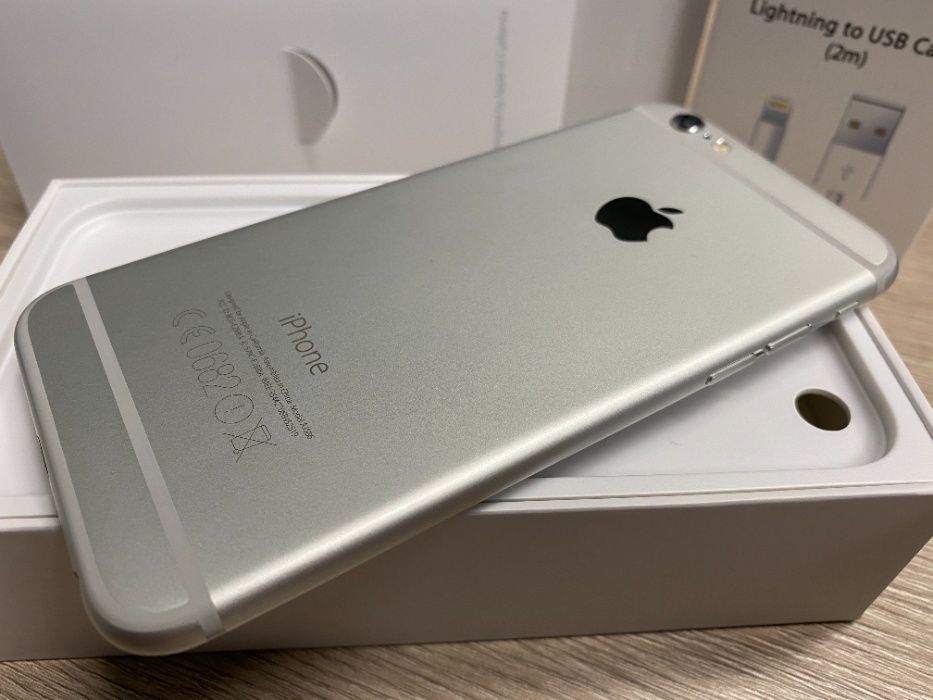 Apple iPhone 6, 128 GB, srebrny