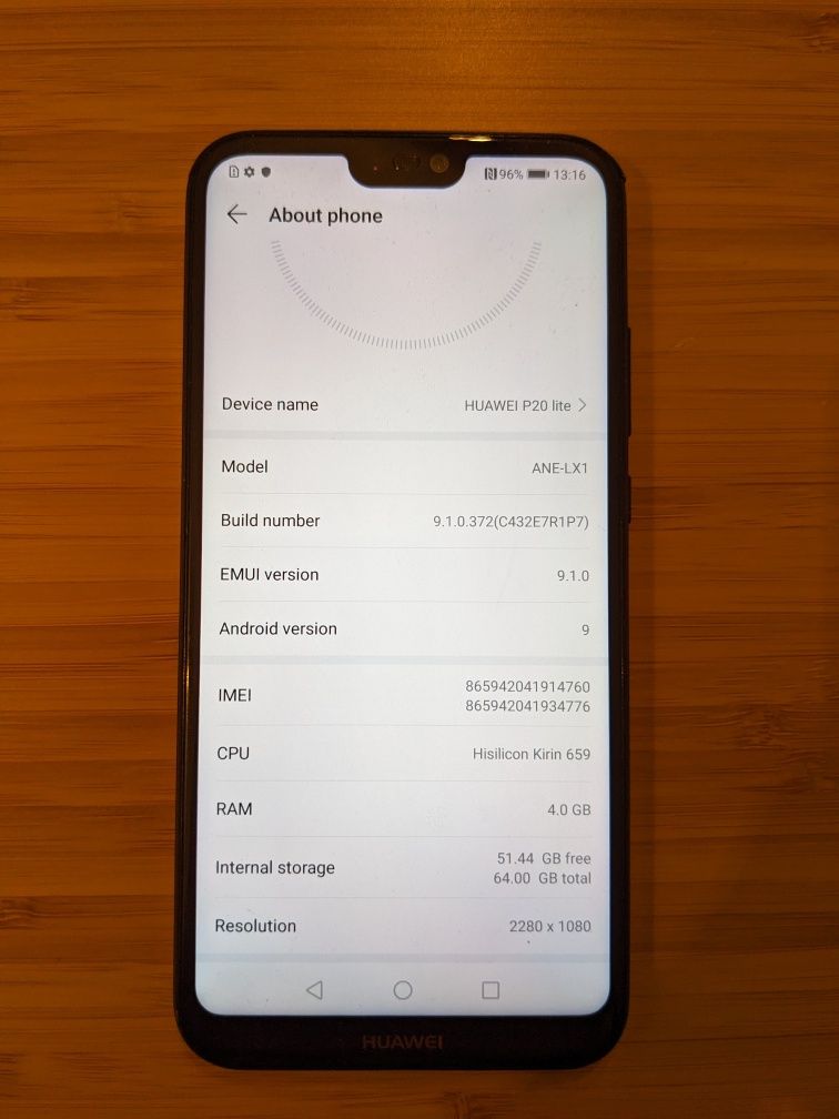 HUAWEI P20 Lite smartphone Dual SIM czarny 64GB