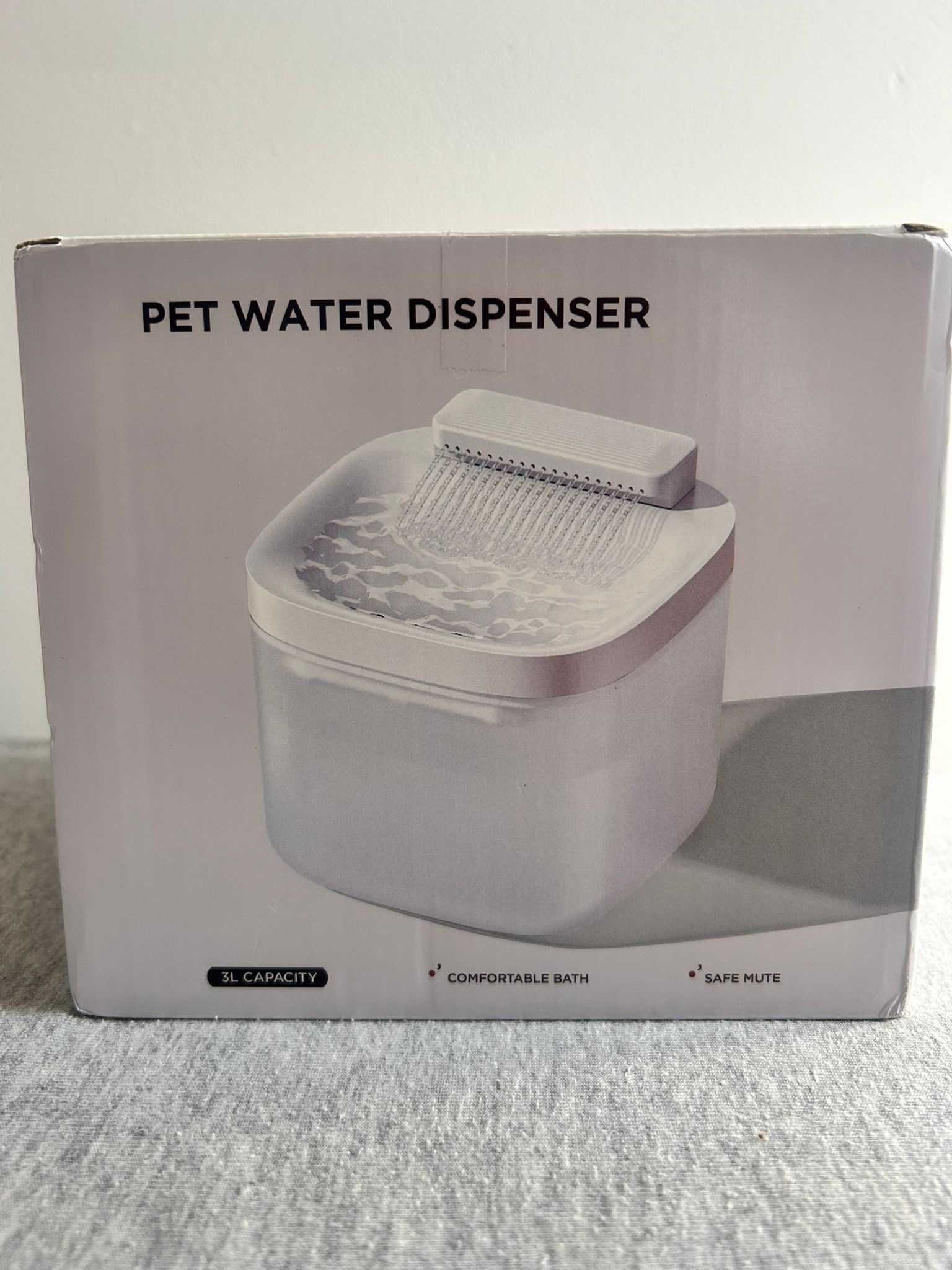 Black Automatic Cat Fountain – Fonte Automática Preta para Gatos