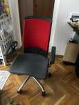 Fotel obrotowy ergonomiczny gamingowy SITAG reality czerwono czarny