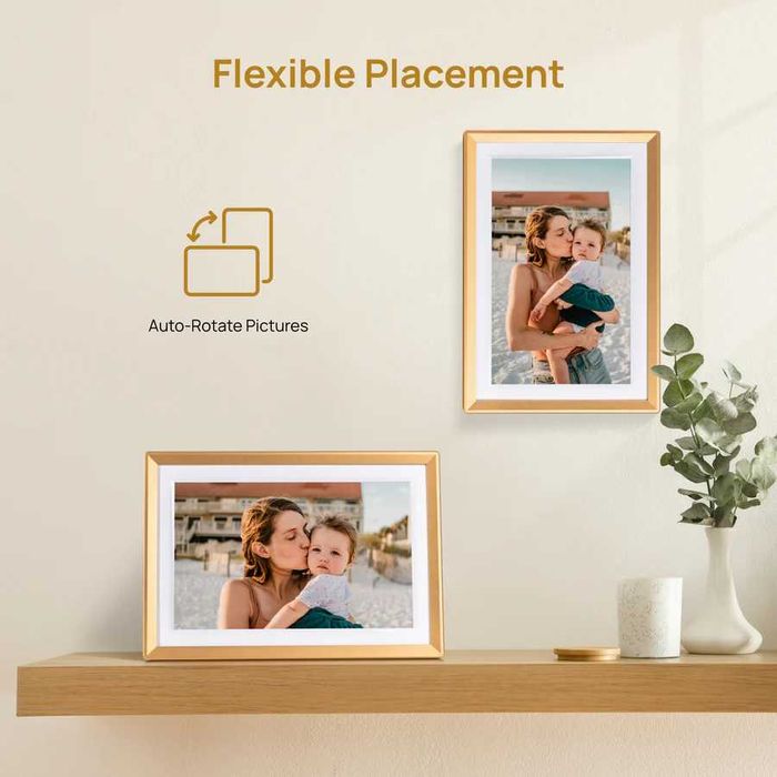 Цифрова фоторамка Arzopa D10 10.1" Champagne Gold Digital Photo Frame