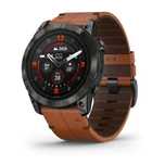 Garmin Pasek skórzany orzechowy QuickFit 26 mm