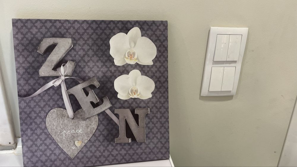 Conjunto de dois quadros pequenos