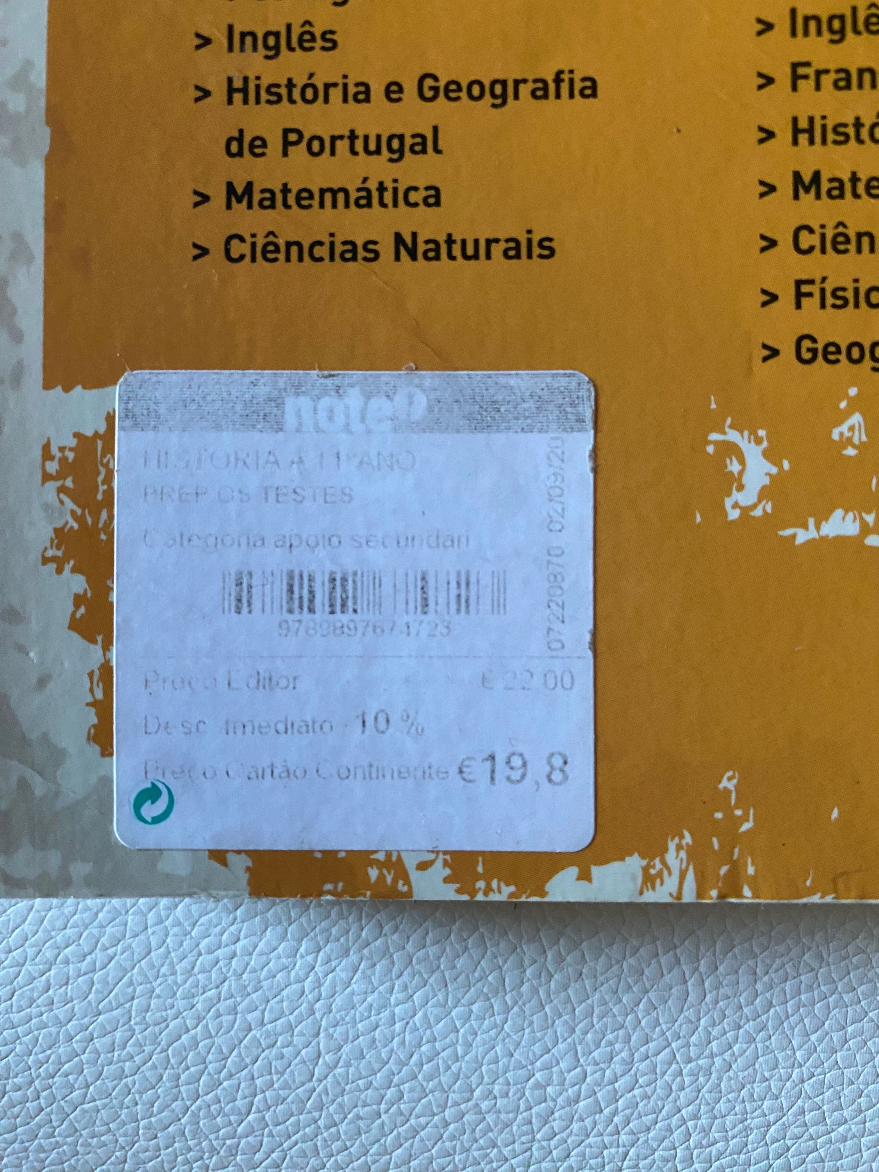Livro preparação para testes