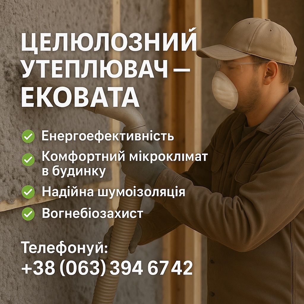 Ековата Утеплення Шумоізоляція Каркасників Танхаусів Мансард Горища