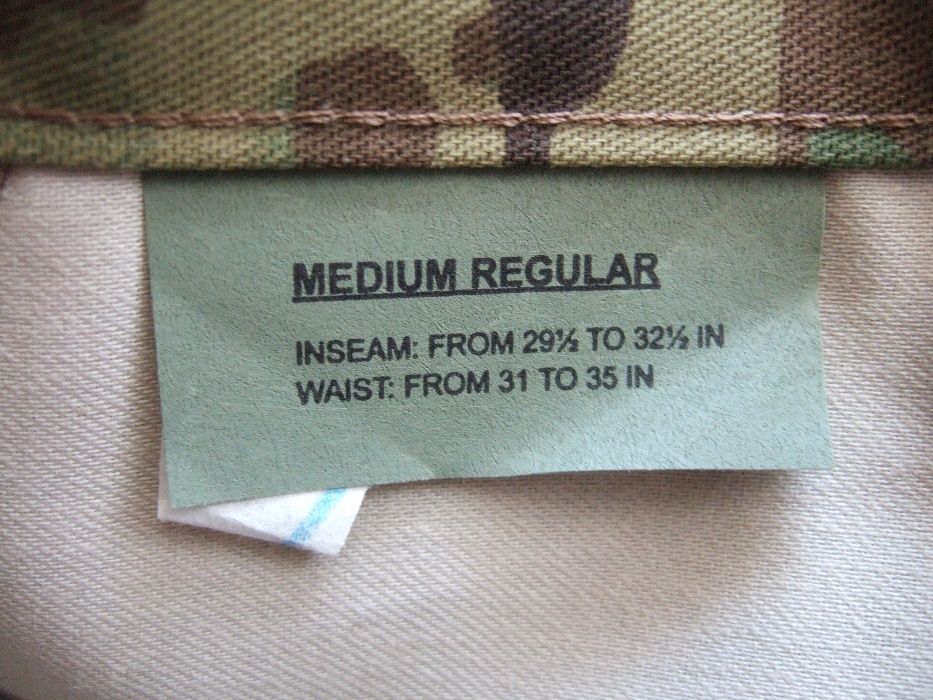 Spodnie BDU / MultiCam/us army / Medium-Regular /tru-spec/nowe Crye P