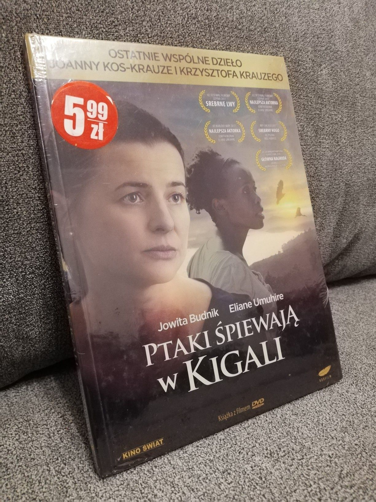 Ptaki śpiewają Kigali DVD książka z filmem nówka w folii