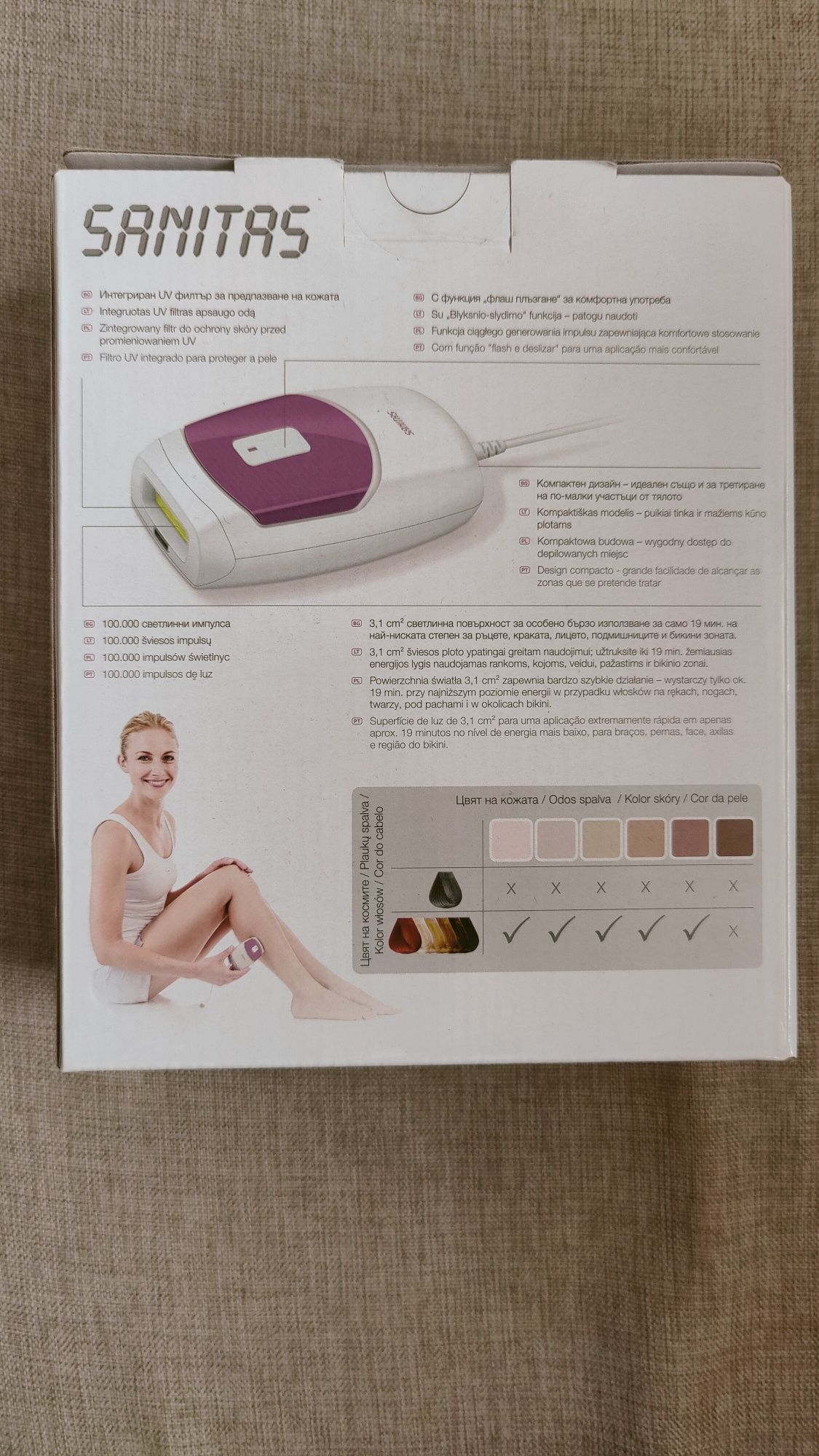 Depilator Sanitas IPL100