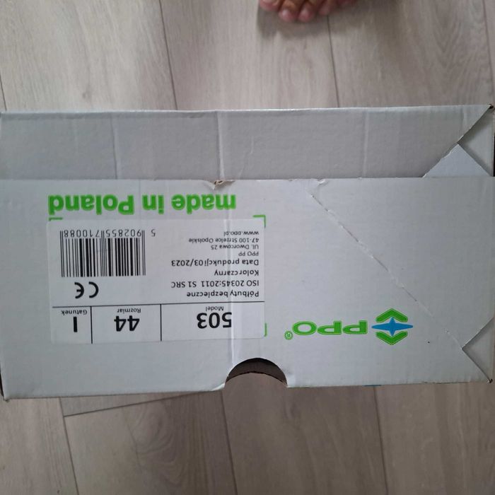 Obuwie robocze rozmiar 44