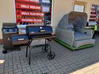Grill węglowy z funkcją wędzarki  66x41cm STABILNA ZŁOŻONA OD RĘKI !
