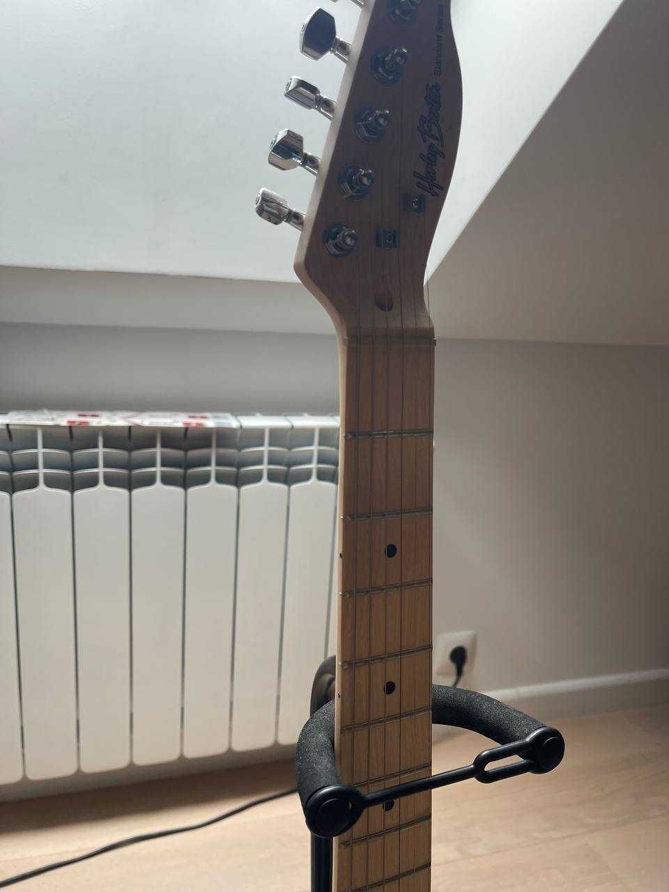 Kompletny zestaw gitary elektrycznej Harley Benton TE-20MN BM Standard
