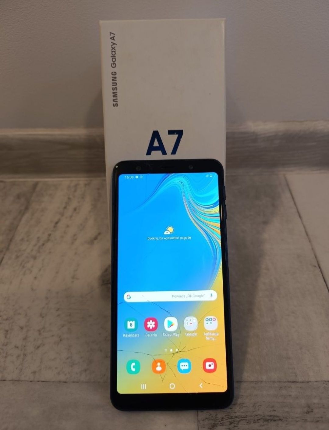 Samsung Galaxy A7 2018 - stan używany,działa