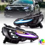 Reflektory Lampy kpl Full Led Neon Tuning RGB Toyota GT86 Gt-86 Frz Brz