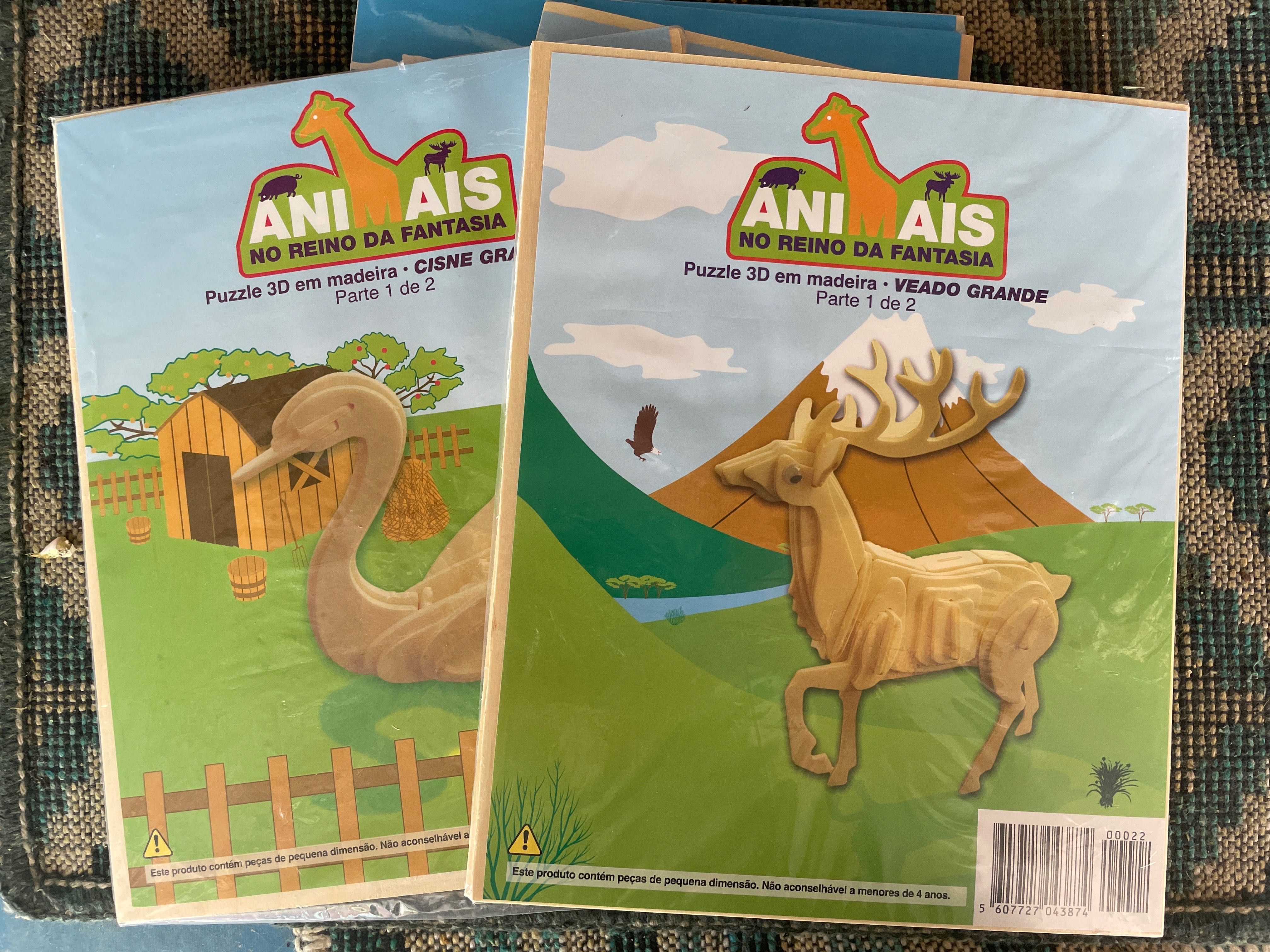 Puzzle madeira - Animais