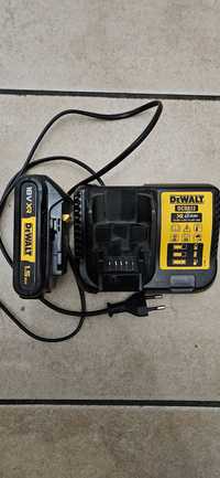 Ładowarka DeWalt DCB112 + bateria DeWalt 18V XR  1,5 ah.