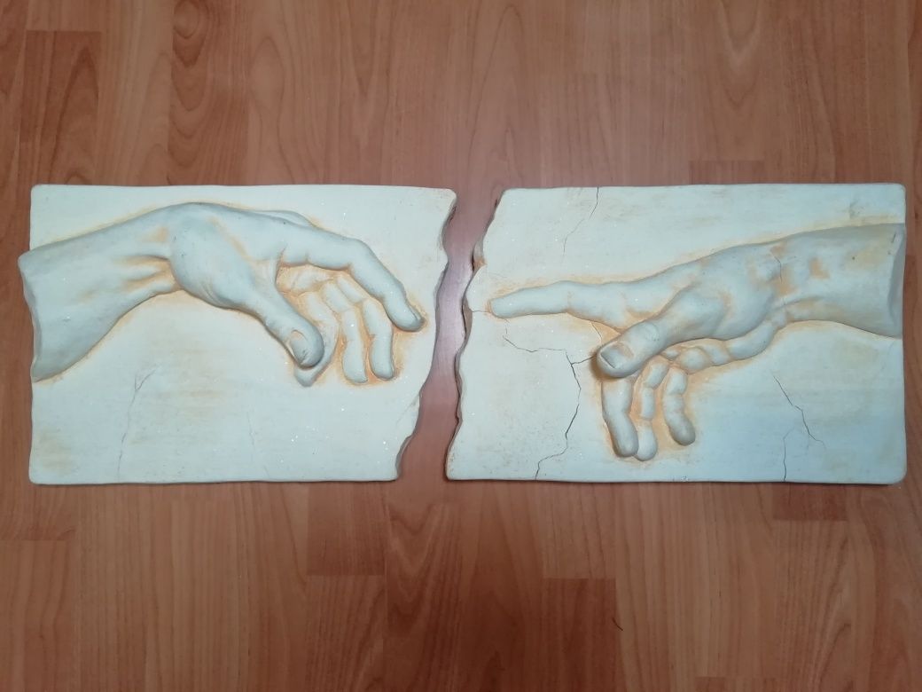 Peça de arte "O gesto de Deus"  Michelangelo