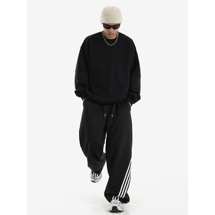 Штани “Adidas & Balenciaga” типу. Широкі baggy штаны широкие бегги