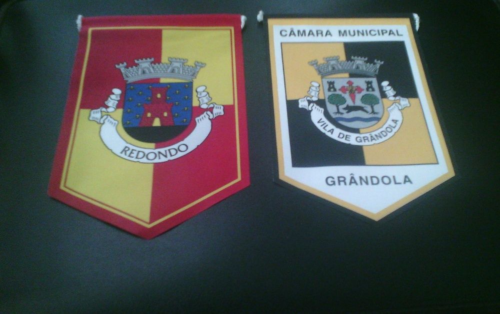 Heráldicas, Galhardetes, Porta-chaves...