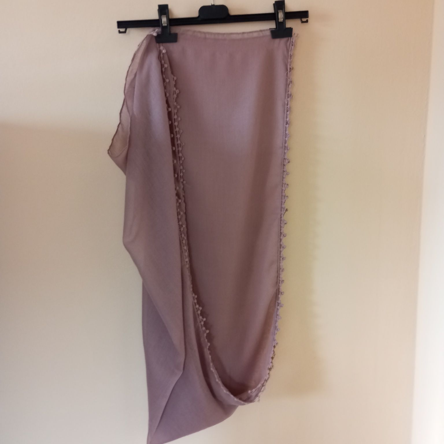 długi cienki szalik/letni turban/ opaska plażowa - 175x60 cm