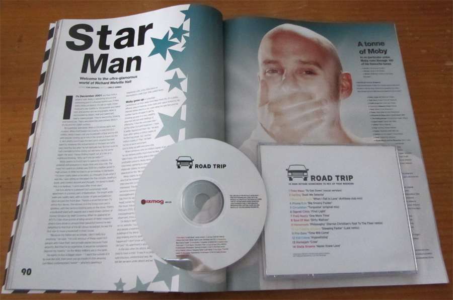 MOBY - Revista Mixmag com CD "Road Trip"