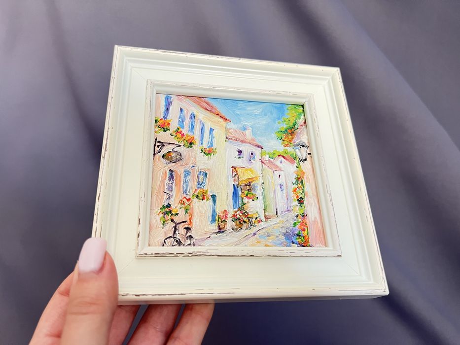 Олійний пейзаж «Вулиця Провансу»