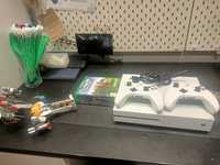 Xbox one s biały + 4 gry i zestaw starlink