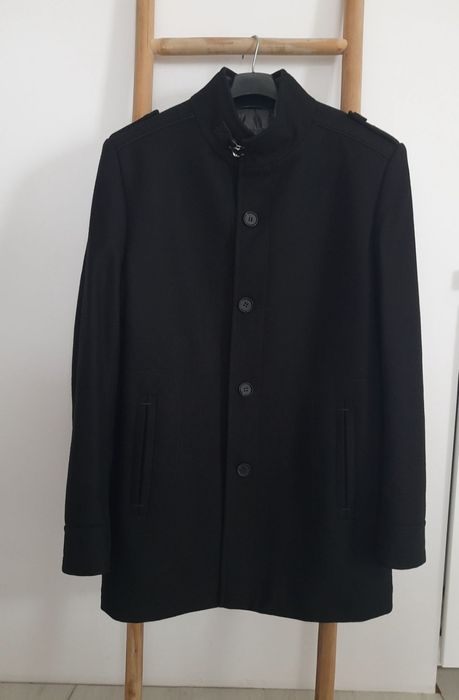 Płaszcz wełniany męski Lansier