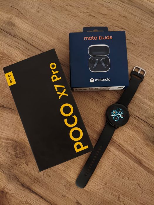 Xiaomi POCO X7 PRO 5G 256gb/12gb + Earbuds Moto Buds + Smartwatch