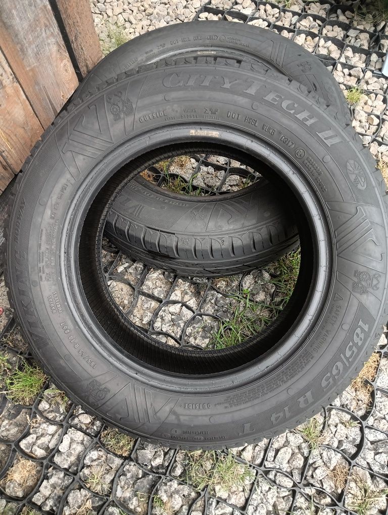 Sprzedam opony letnie używane 185/65/14 Viking