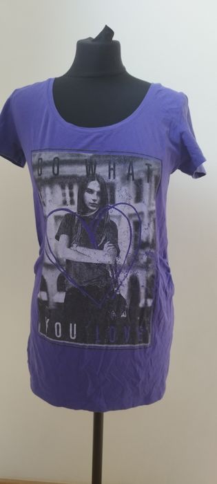 Bluzka damska z krótkim rękawem t-shirt koszulka ciążowa mamalicious