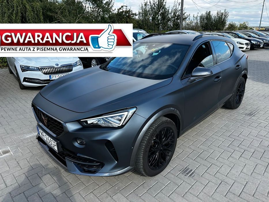 Cupra Formentor 2,0 Benzyna 245 KM Automat GWARANCJA Zamiana Zarejestrowany