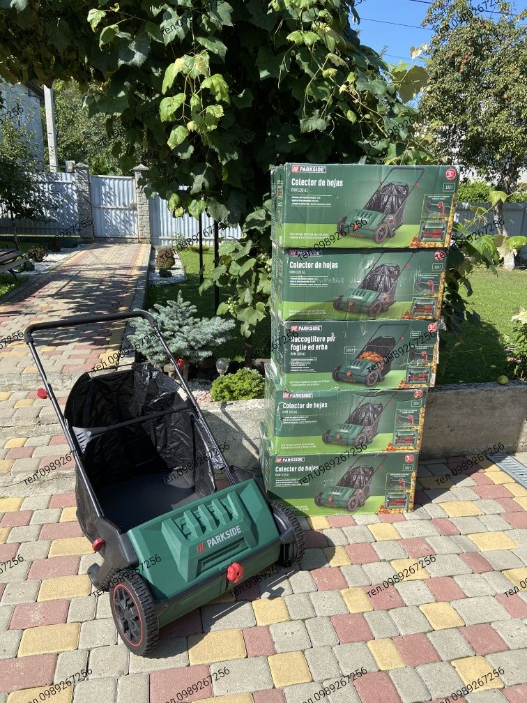 Підмітальна машина PARKSIDE®, збирач листя та газону Німеччина