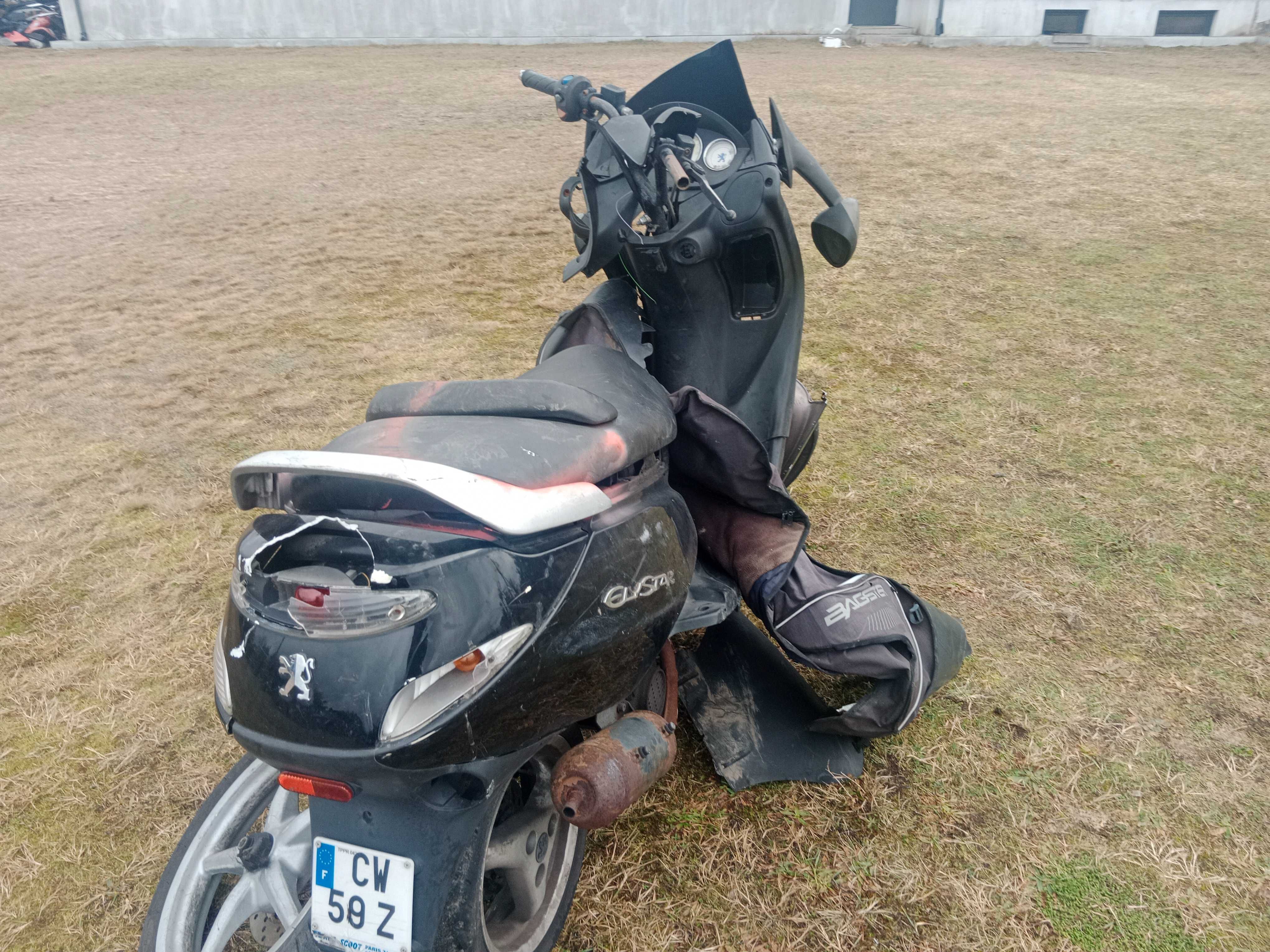 peugeot elystar elyseo 50 silnik lagi koło felga gaźnik licznik części