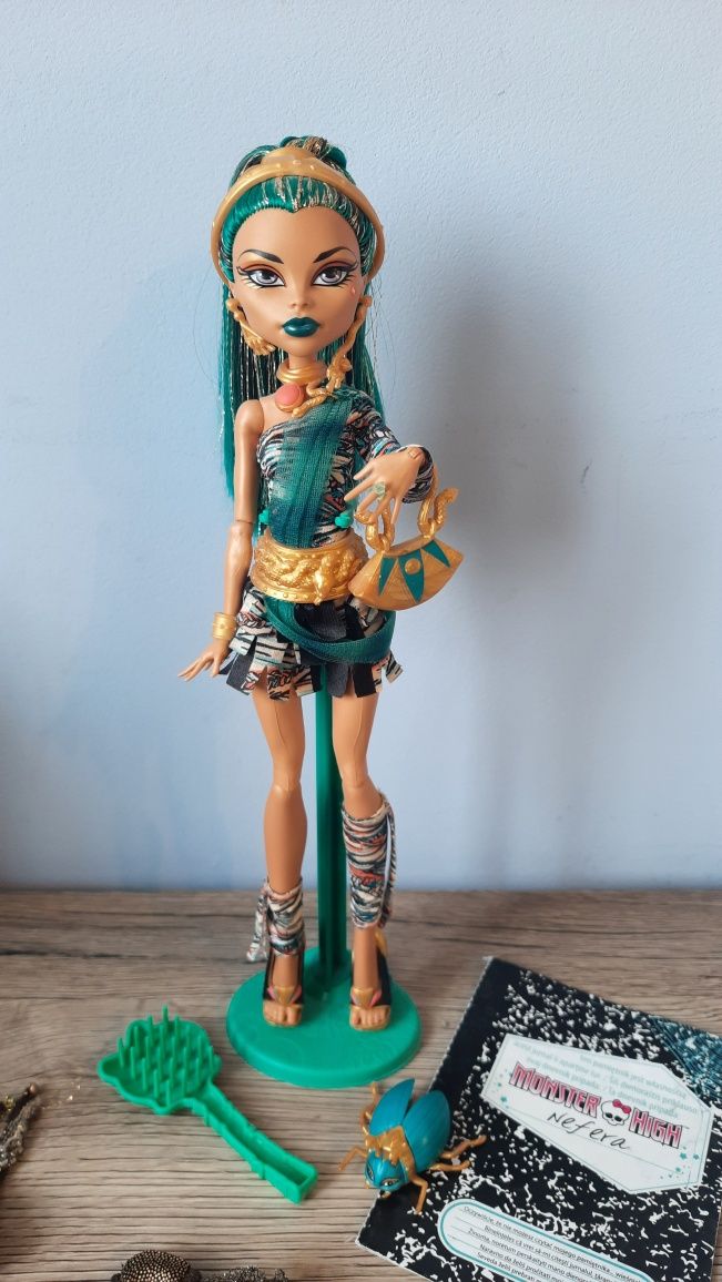 Lalka monster high Nefera de Nile kompletna