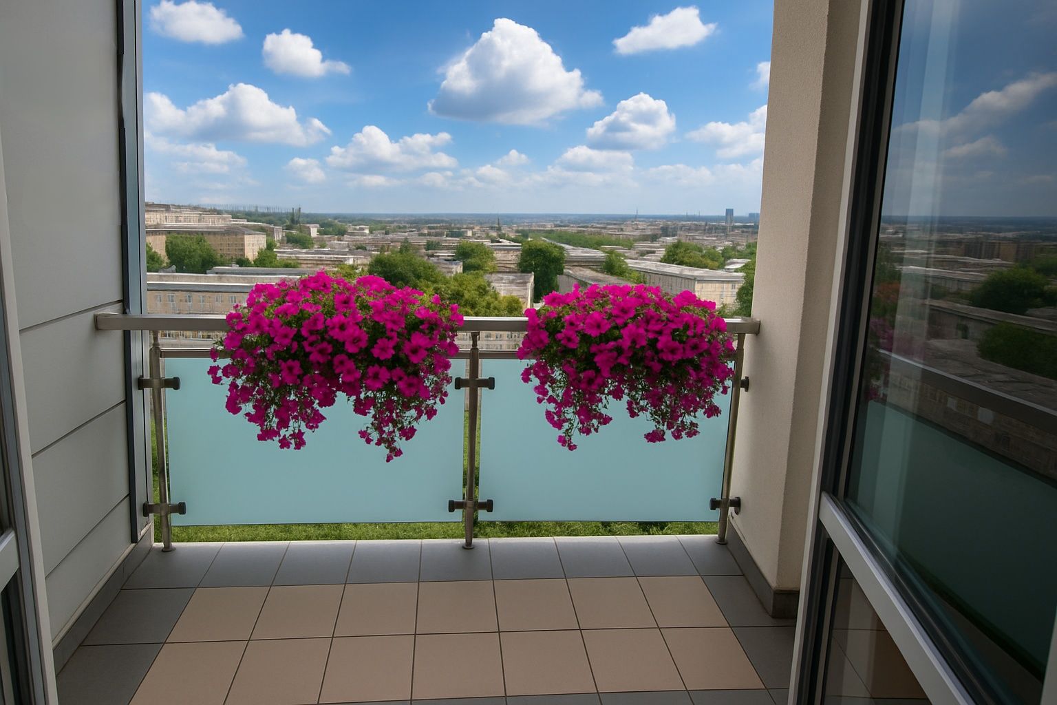 Apartament 57 m, M2 z widokiem na miasto, Rondo Wiatraczna, umeblowane