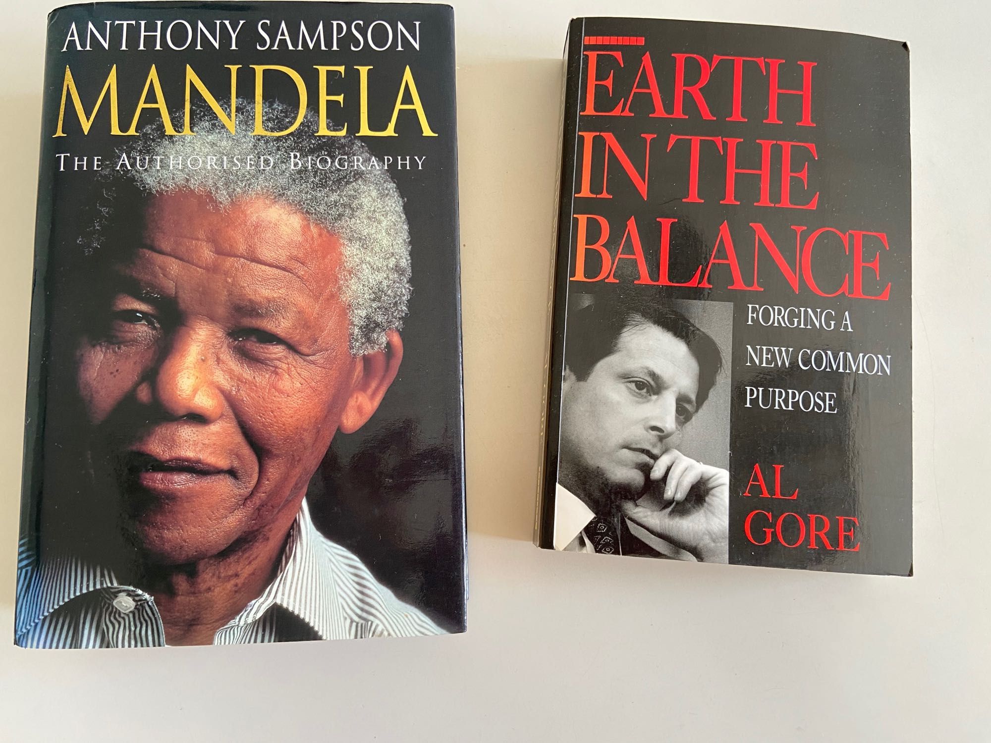 Livros - Al Gore e Mandela