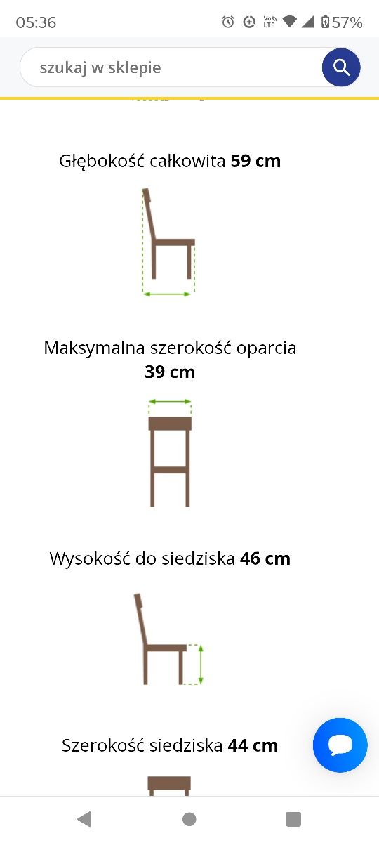 Krzesła 6 sztuk dąb, brązowe jak nowe