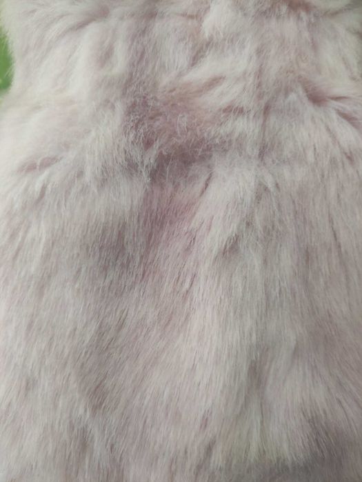 Цена снижена!!!Шуба полушубок розовая женская, искусственная