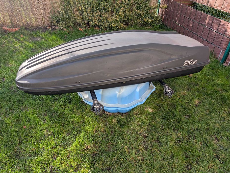 BOX DACHOWY INTER PACK STELLA 480 KEVLAR z bagażnikiem alum. Modula