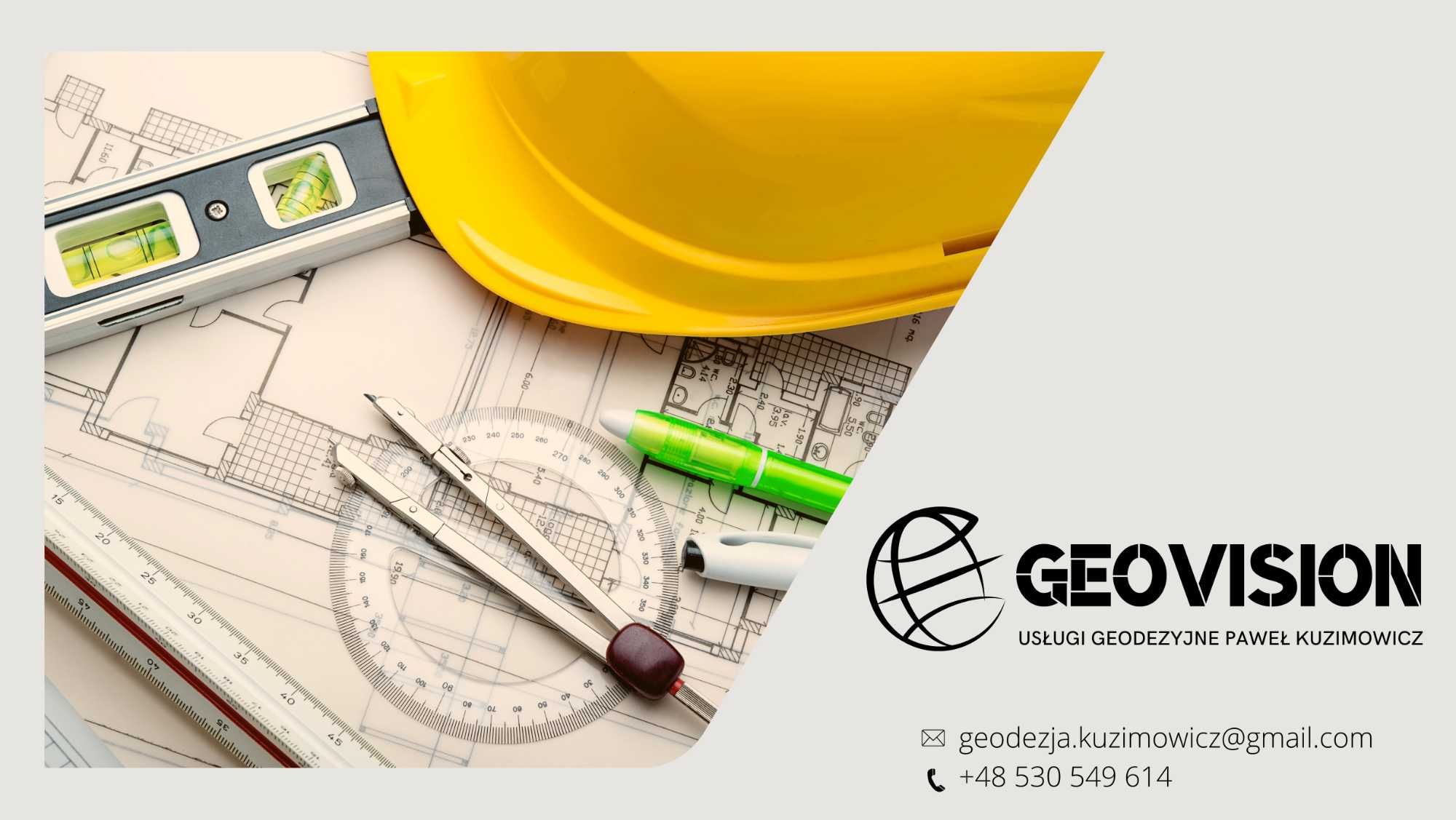 Usługi geodezyjne geodeta - mapy, tyczenia, granice.