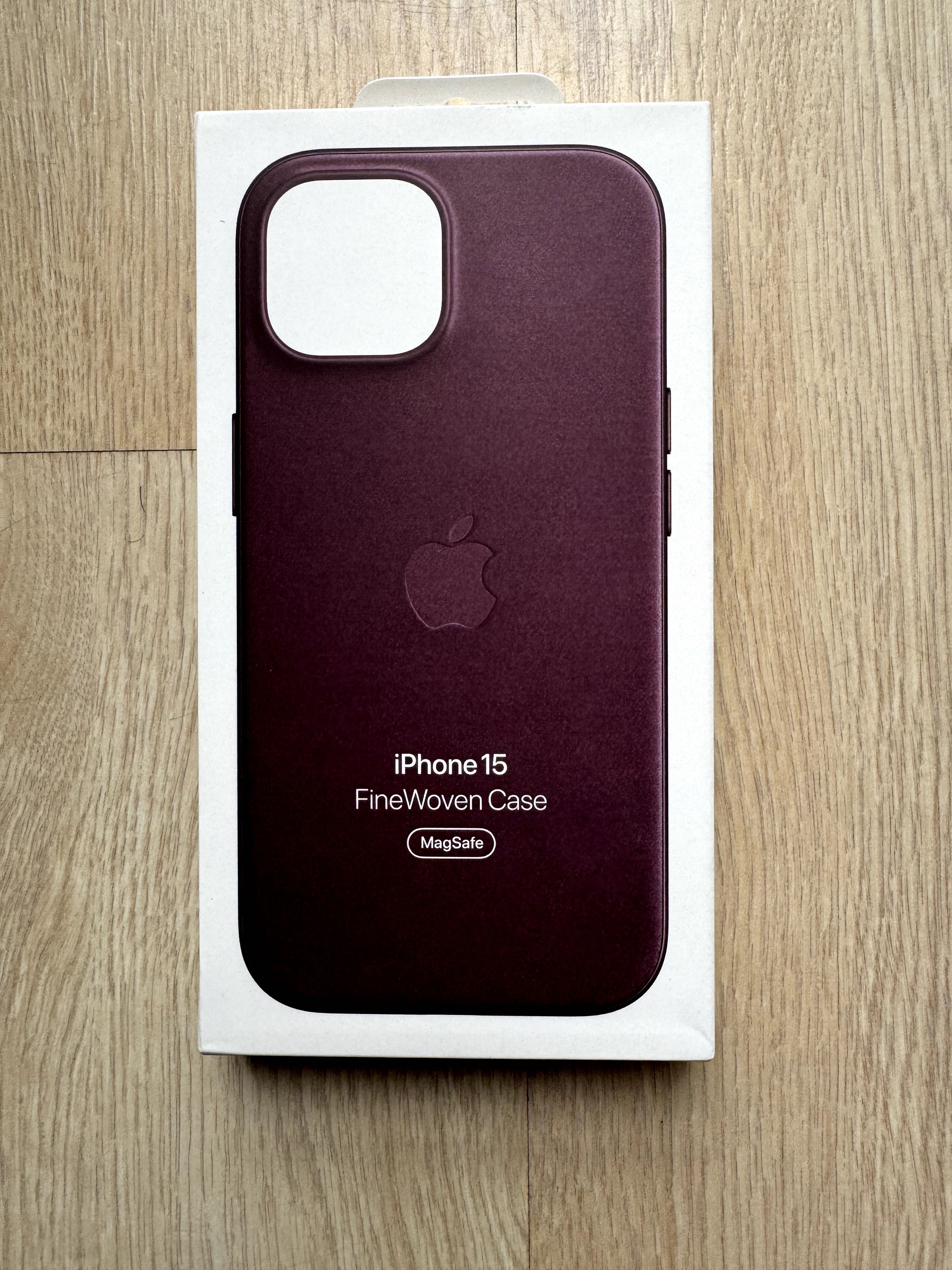 Чохол оригінальний Apple iPhone 15 FineWoven Case Mulberry MT3E3