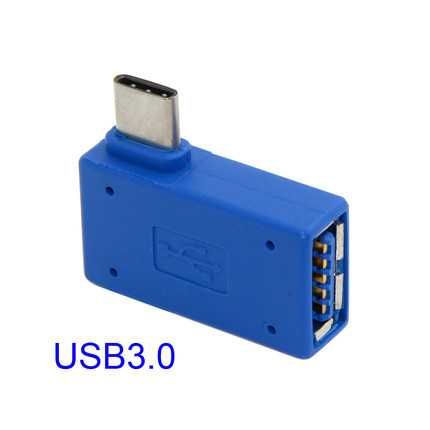 Адаптер  90 градусов Type C на USB3.0