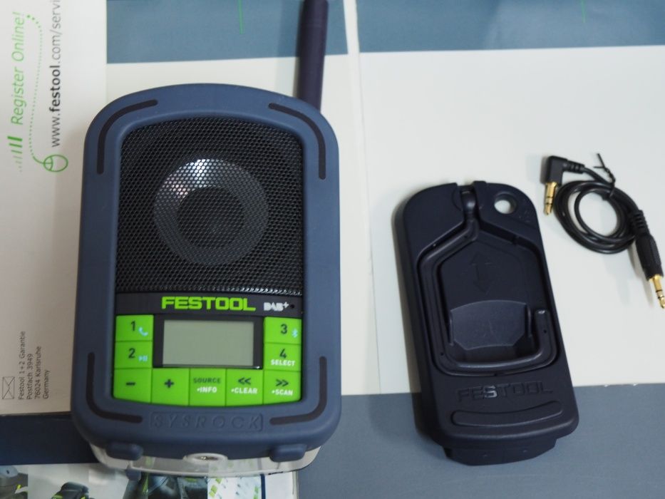 FESTOOL BR 10 DAB+ radio budowlane Sysrock bez aku 12v 14,4v 18v