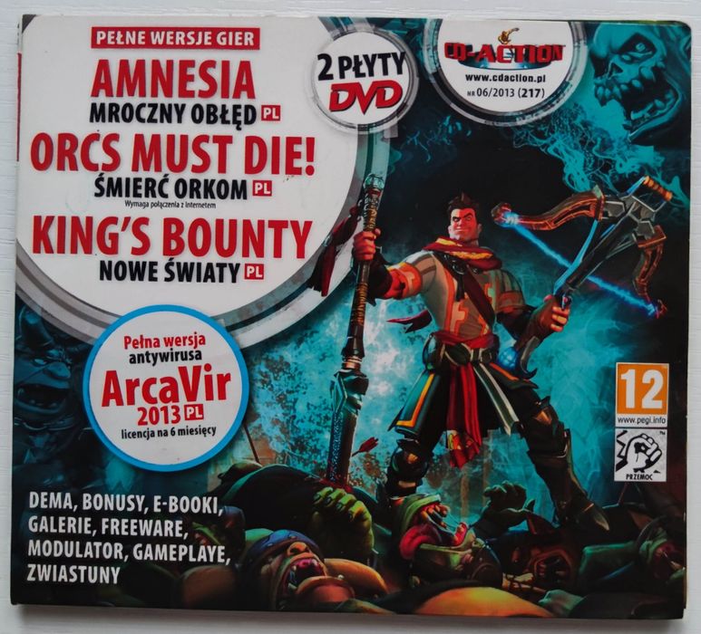 Gra CD-Action 217 Amnesia: Mroczny Obłęd Orcs Must Die King's Bounty P