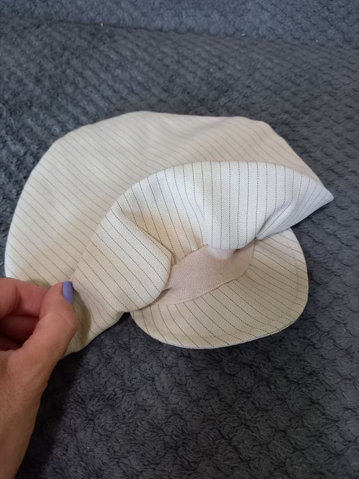 Kaszkiet elegancki  beżowy na roczek